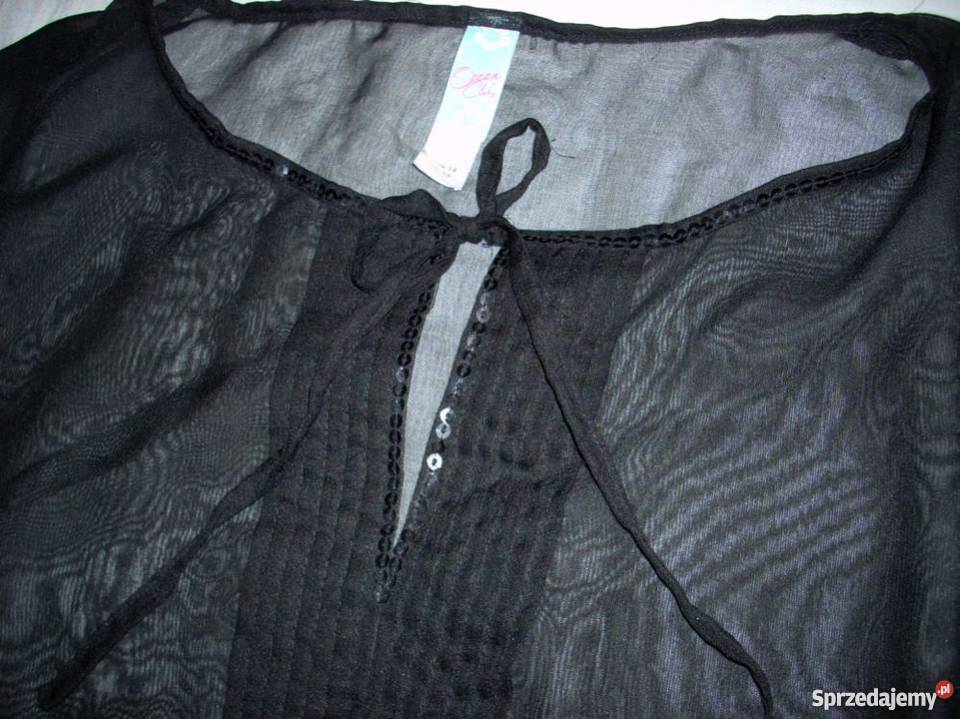 Ocean Club Zwiewna Tunika Koszula Cekiny Nowy Sącz