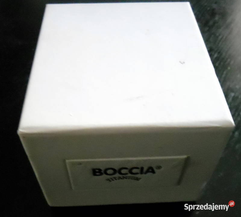 Boccia zegarek kwarcowy wykonany z tytanu kujawsko-pomorskie Osie