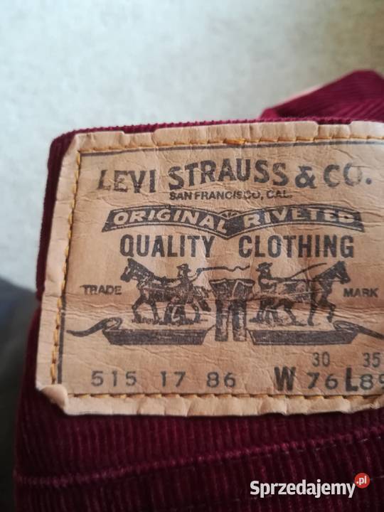 Spodnie Levis 515 Warszawa