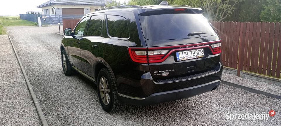Dodge Durango 2017r 36 AWD zarejestrowany benzyna Samochody osobowe Lublin