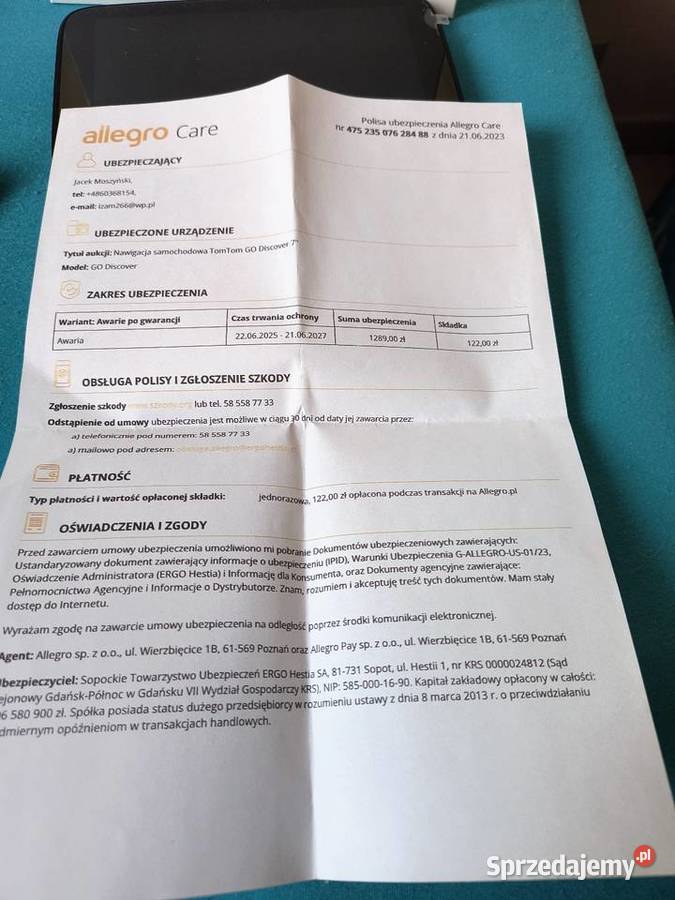 Sprzedam nawigację GPS tom tom Poznań