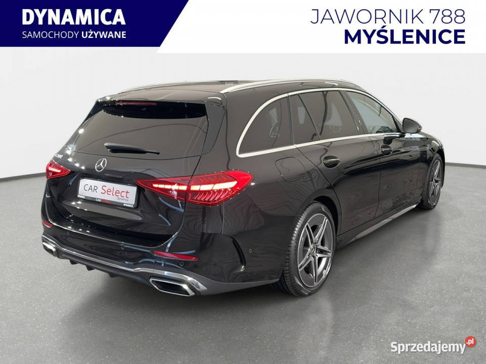 Mercedes C 200 VAT 23 T AMG line 15 mHEV 204 relingi dachowe Myślenice
