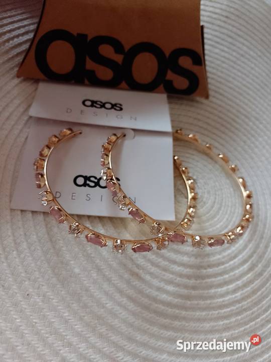 ASOSDuże okrągłe kolczyki bogato zdobione koła Kraków