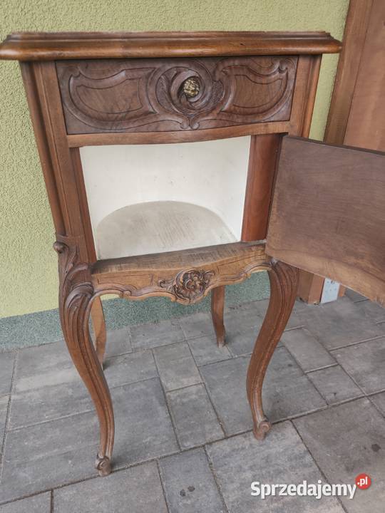 Szafka nocna Ludwik XV marmur Budzyń