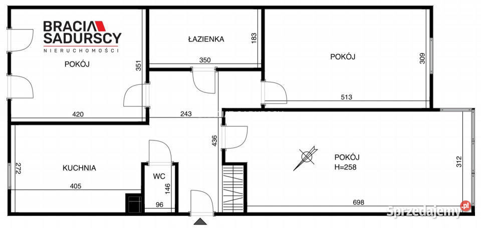 sprzedaży mieszkania Kraków 834m2 3pok sprzedam