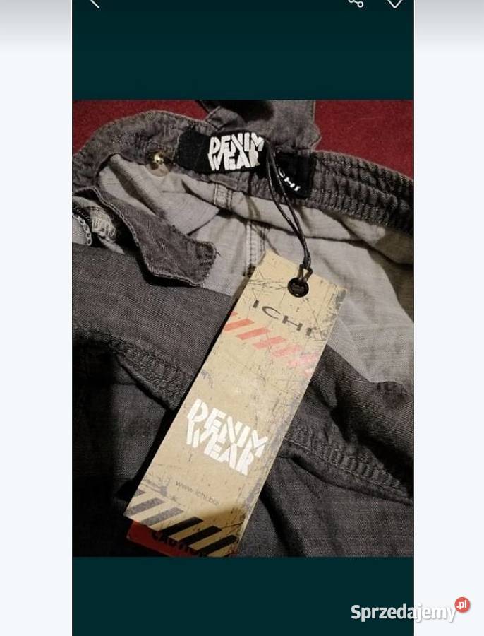 ICHI Sukienka Dżinsowa Jeansowa krótka S M NOWA Bez wzoru Leszno sprzedam