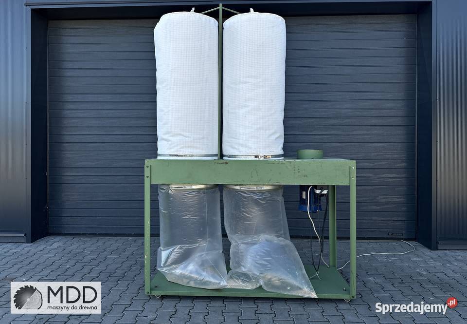 Odciąg trocin 2 workowy 40 kW 1384 Produkcja Łabuńki Pierwsze