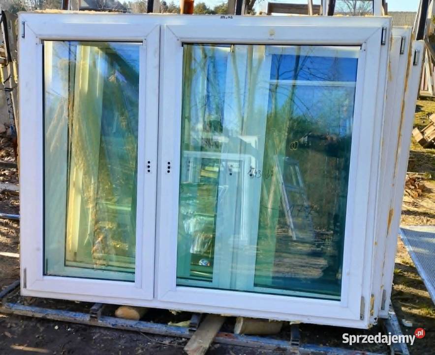 Okno Pcv długość 176x141 wys 177x143 używane Okna ścienne Łódź