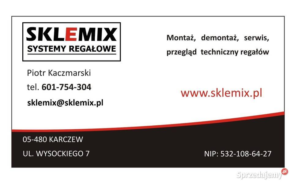 Używane regały półkowe magazynowe Karczew