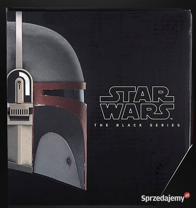 Hełm BOBA FETT Mandalorian STAR WARS BLACK Mogilany