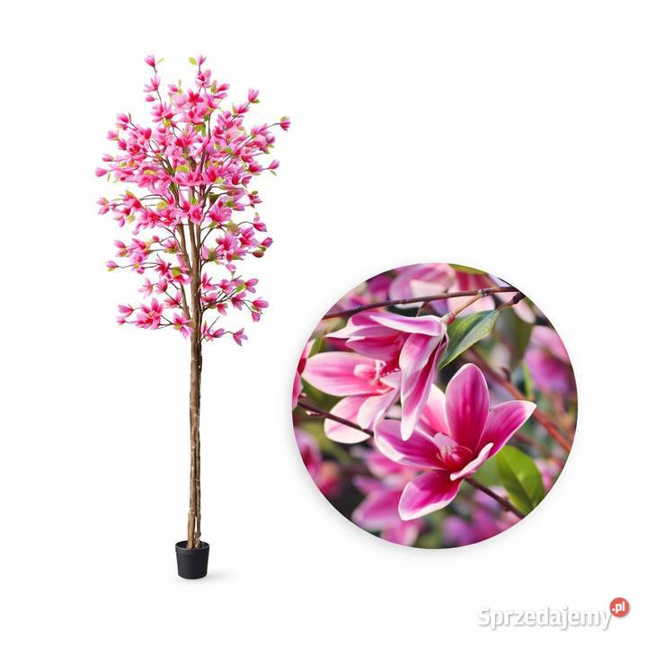 Sztuczna Magnolia 180 Realistyczna Drzewko