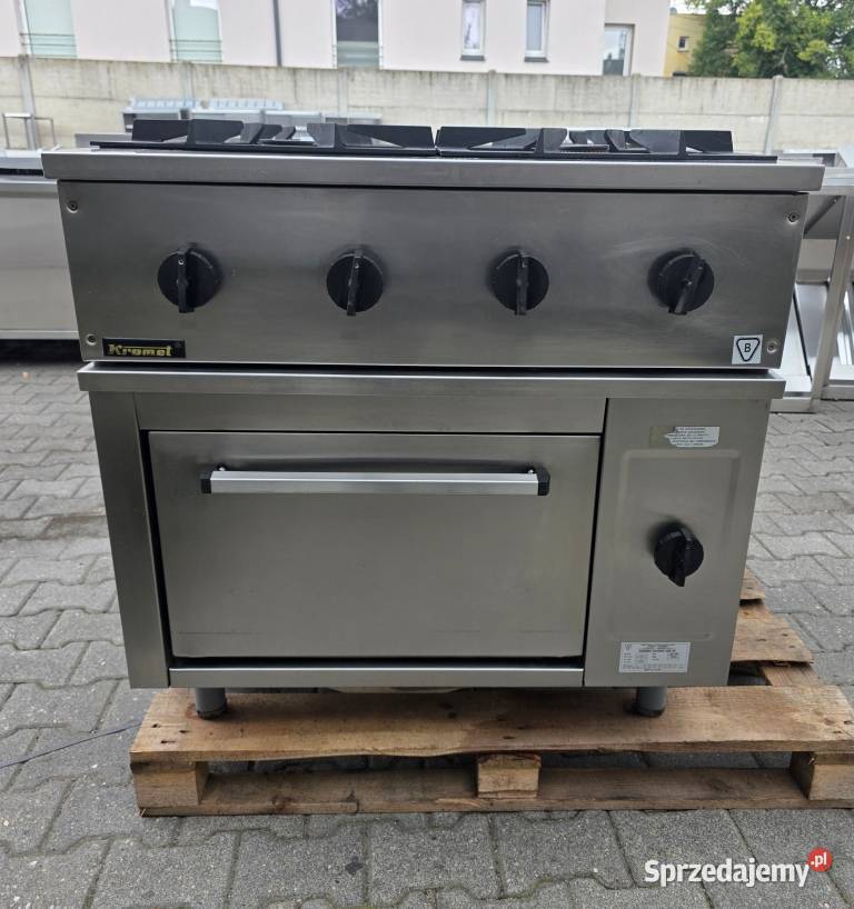 Kuchnia Gaz Z Piekarnikiem Gazowym KROMET KGZ4P Gastronomia