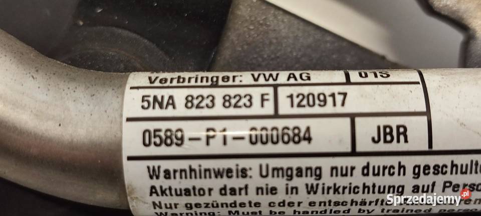 VW TIGUAN II ZAWIASY MASKI KOMPLET NABOJE