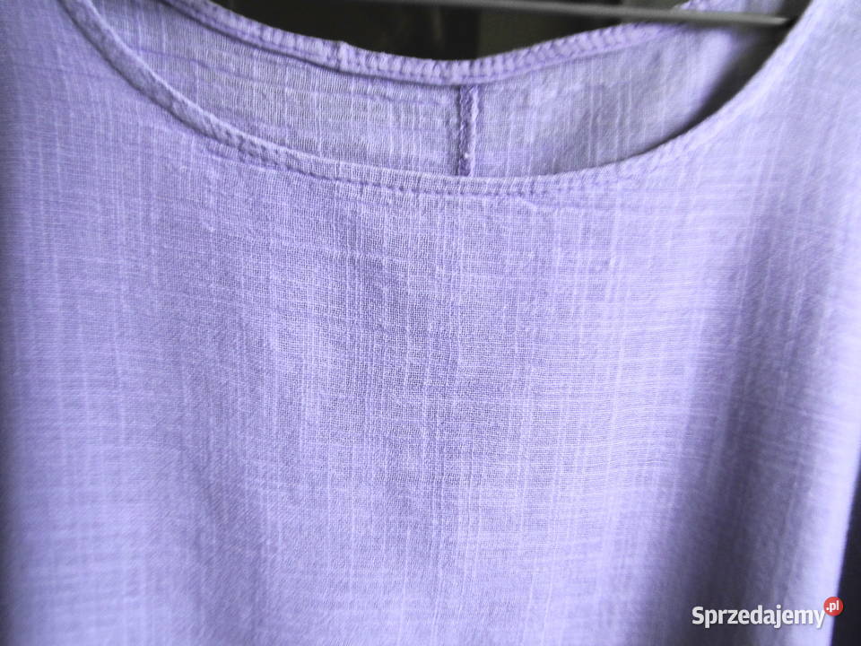 100 bawełna z lnem letnia bluzka 4244 Rozmiar 42(XL) Bluzki i koszule Warszawa