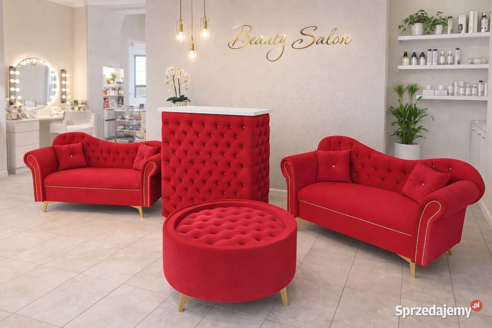 zestaw mebli salon kosmetyczny fryzjerski butik wielkopolskie Kępno