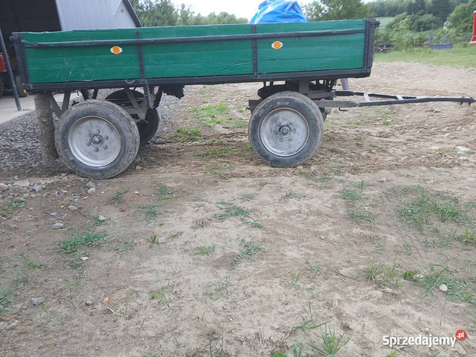 Sprzedam przyczepę rolnicząD44 nieuszkodzony Maszyny rolnicze sprzedam