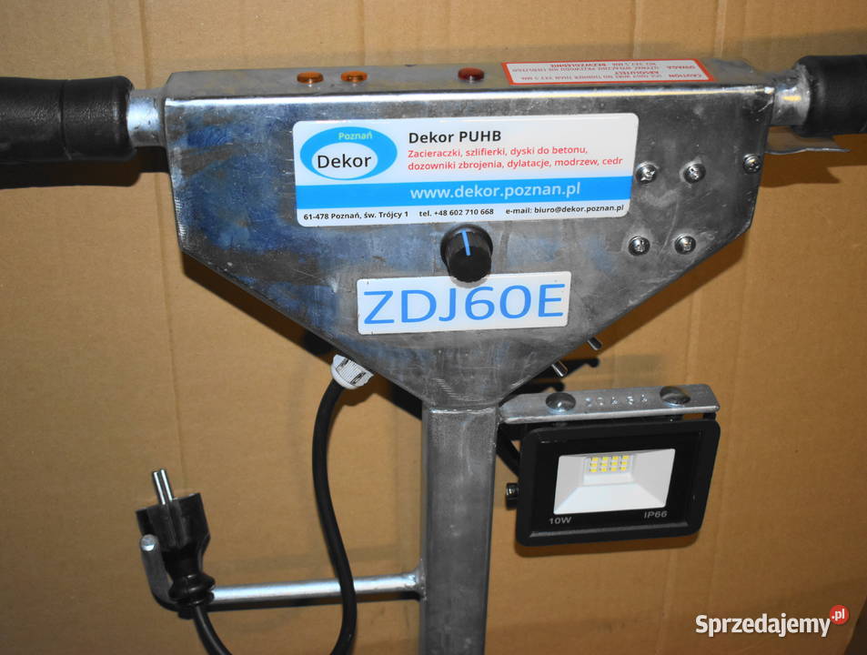 Zacieraczka elektryczna do betonu z dodatkową Biznes i Przemysł