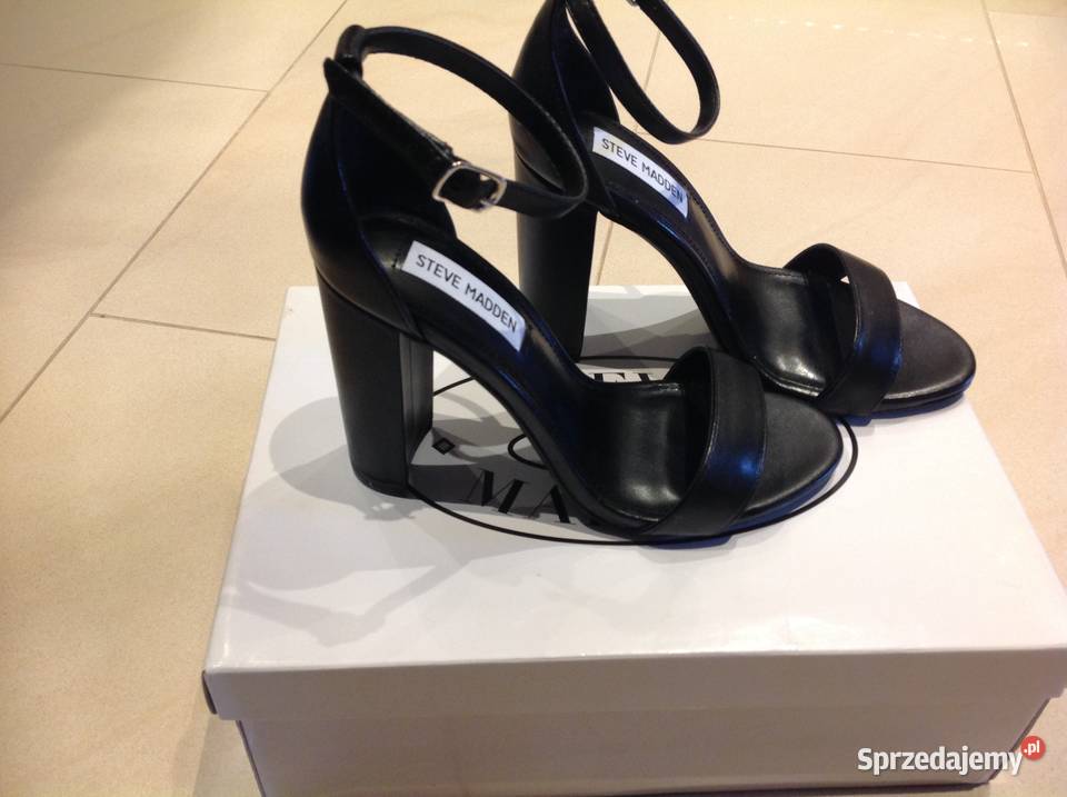 Sandały Skórzane Na Obcasie STEVE MADDEN 37 NOWE lubuskie Nowa Sól