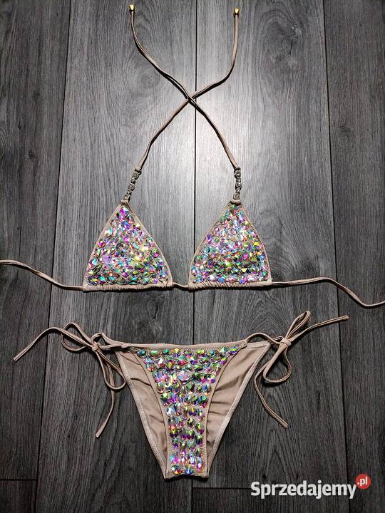 Bikini strój kąpielowy cyrkonie kamienie dolnośląskie Kłodzko