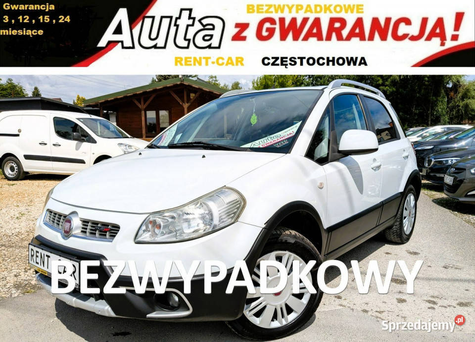 Fiat Sedici 20D136BezwypadkowyOPŁACONY4x4Blokada ABS Częstochowa