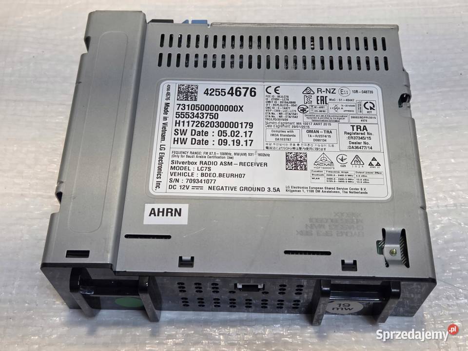 OPEL ASTRA K RADIO NAWIGACJA NAVI 42554676 osobowe kujawsko-pomorskie