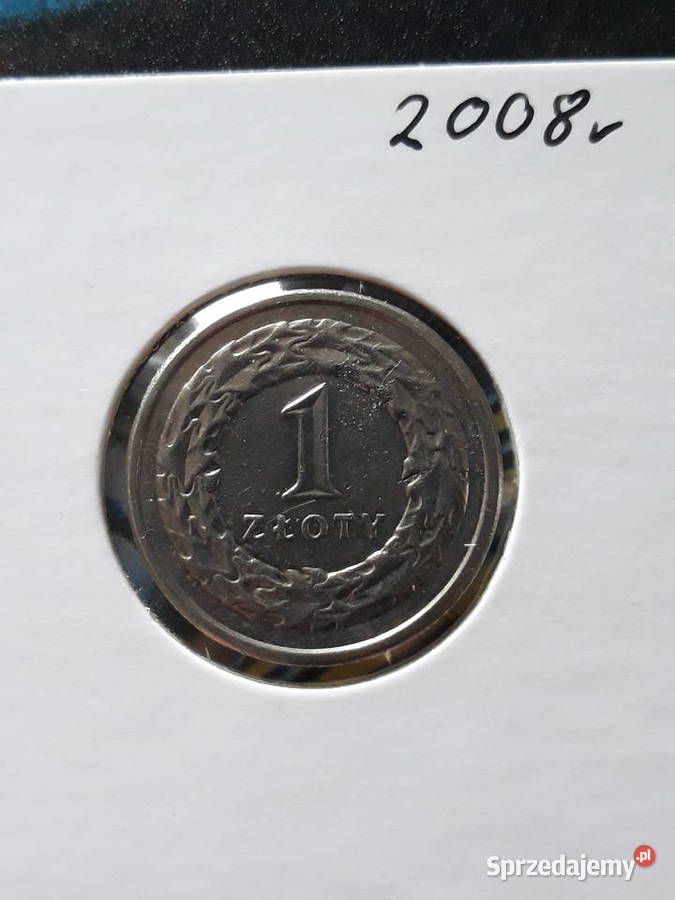 1 złoty 2008 r 1 około menniczy