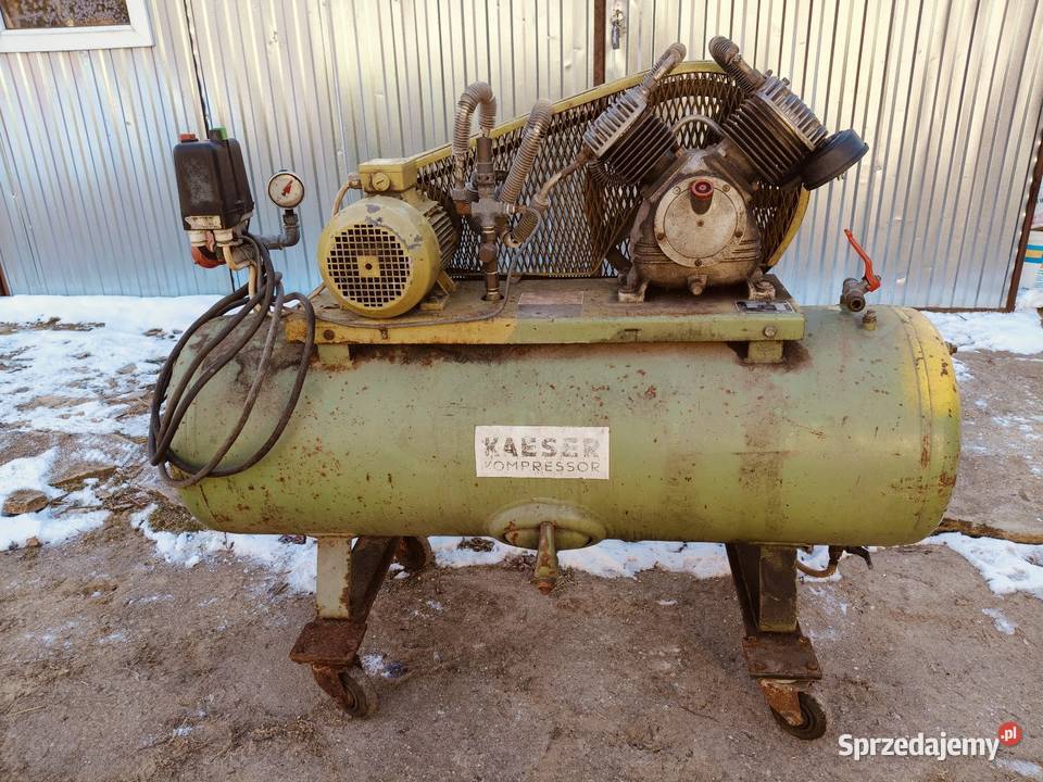 Duży niemiecki Kompresor keaser 2 tłoki 200 świętokrzyskie Sandomierz sprzedam
