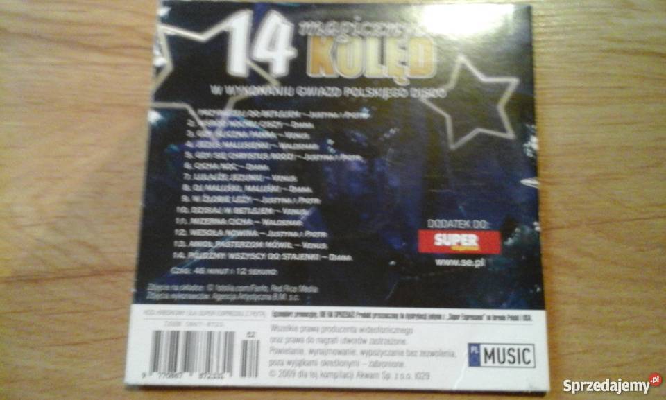 Kolędy w wykonaniu polskich artystów i zespołów Gliwice