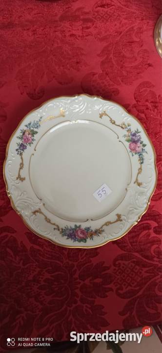 Talerzyk Kpm Syg lata 50 XX wieku Z bukietami Gdańsk sprzedam