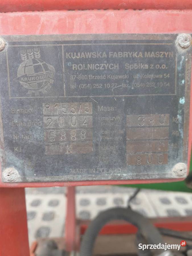 Opryskiwacz zawieszany Krukowiak 800l 12m lubelskie