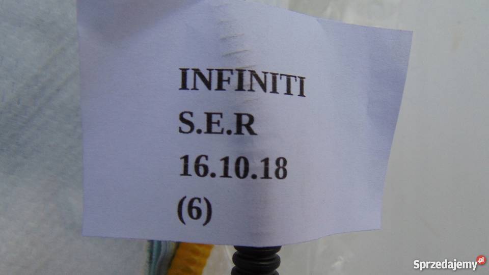 PODUSZKA AIRBAG BOCZNEGO UDERZENIA INFINITI Q60 Nowy Tomyśl