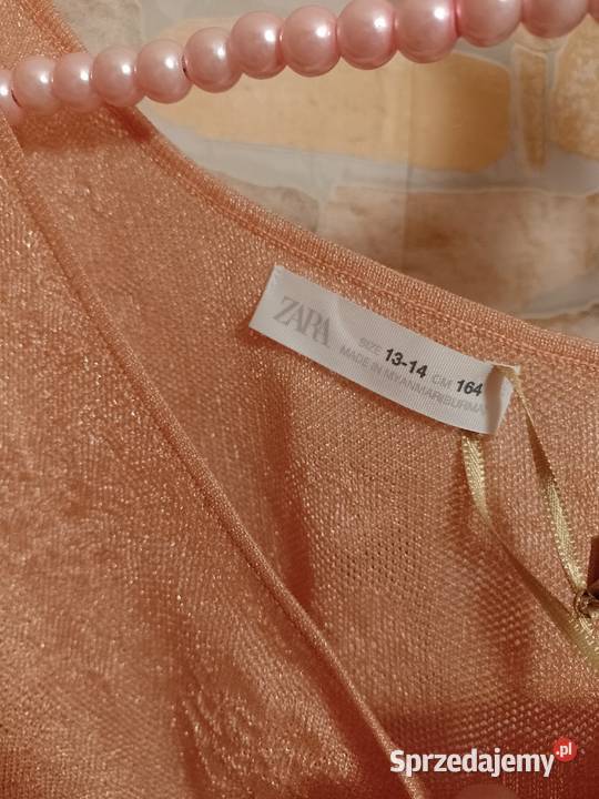 34XS ZARA Special Collection Ekskluzywna Bluzka Bez wzoru małopolskie Kraków sprzedam
