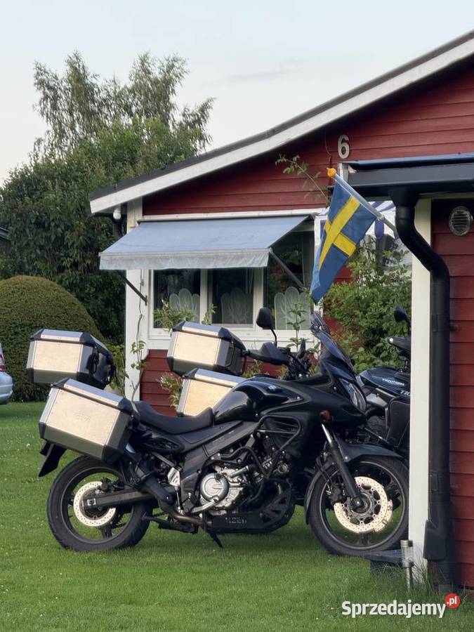 Suzuki DL 650 VStorm 2012 3 kufry Alu Givi Poznań