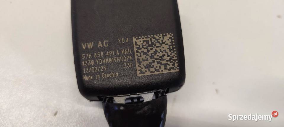 VW TAYRON ZAPINKA PASA KANAPY 3 RZĄD 57H858491A osobowe dolnośląskie