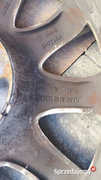 Alufelgi 16 NISSAN Almera Primera Tiida itd Średnica 16" Godowa