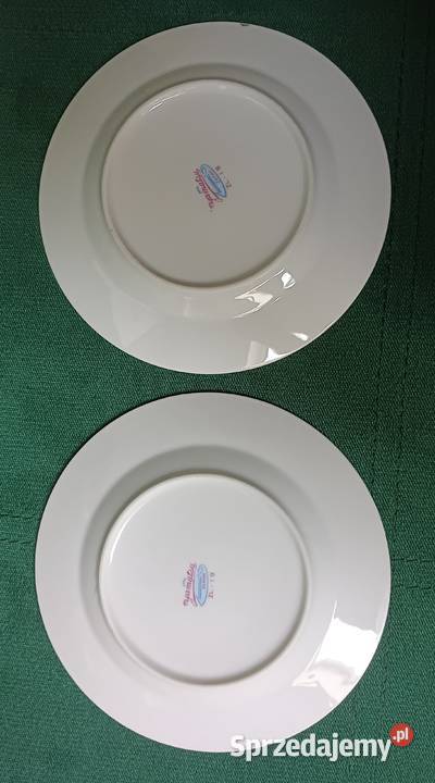 Porcelanowy talerz Oyamatsu Różowa róża Zbylitowska Góra sprzedam