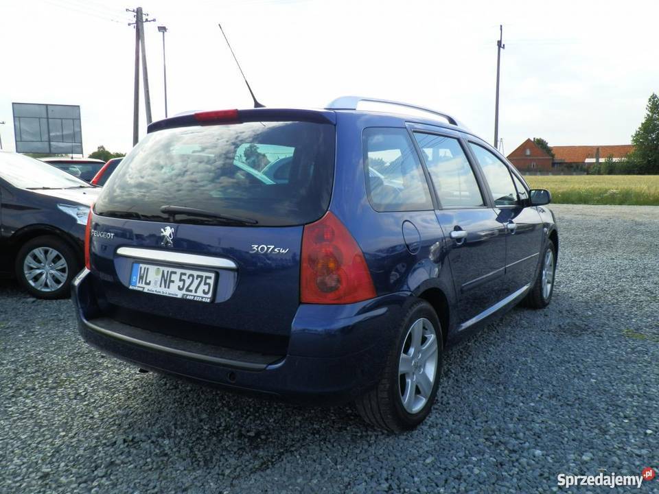 Peugeot 307 SW niebieski manualna wielkopolskie Wolica Pusta sprzedam