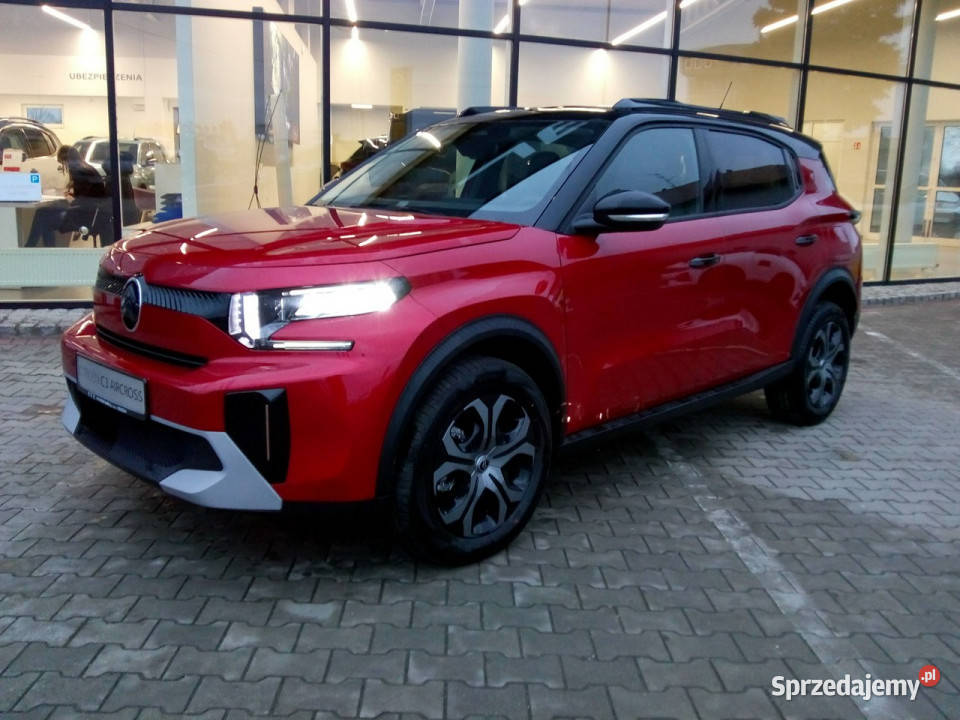 Citroen C3 Aircross PLUS HYBRID 145 Automat Rok produkcji 2025 Krasne