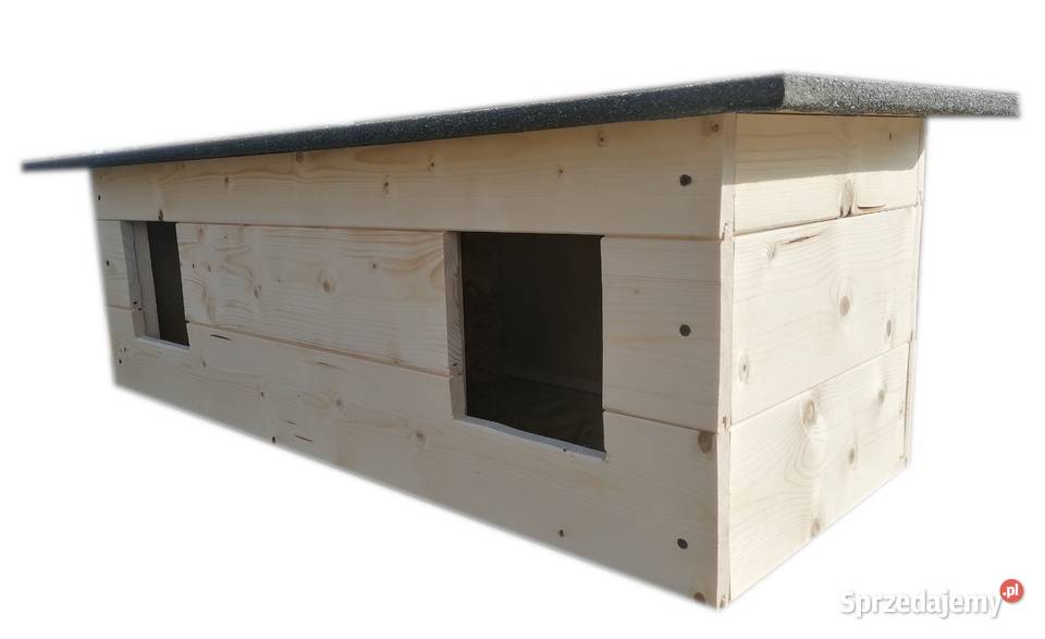 Podwójna buda kotów ocieplana buda kota Dla kotów Postołowo