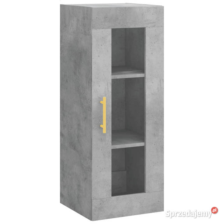 Szafka wisząca szarość betonu 345x34x90 WM828904 sprzedam