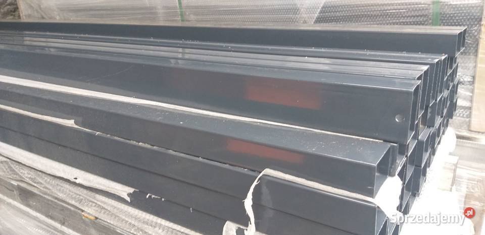 Słupek do paneli 60x40 Ral grafitantracyt II Ogrodzenia i bramy Ostrołęka