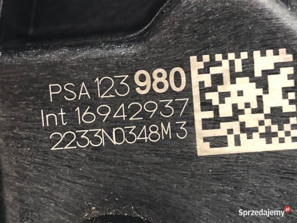 ZAMEK DRZWI PRAWY PRZÓD CITROEN C3 III Hatchback podkarpackie