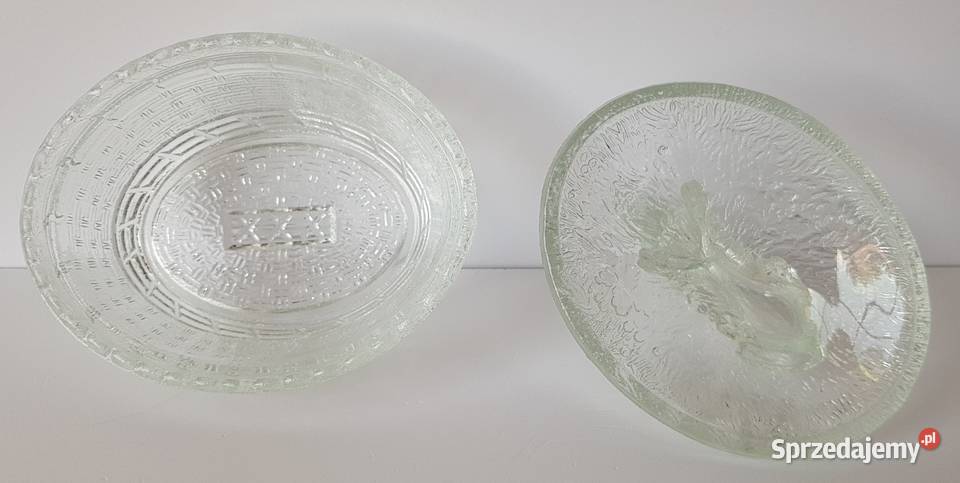 Bomboniera bombonierka Dzik Ząbkowice szkło PRL Porcelana i szkło Dąbrowa Górnicza
