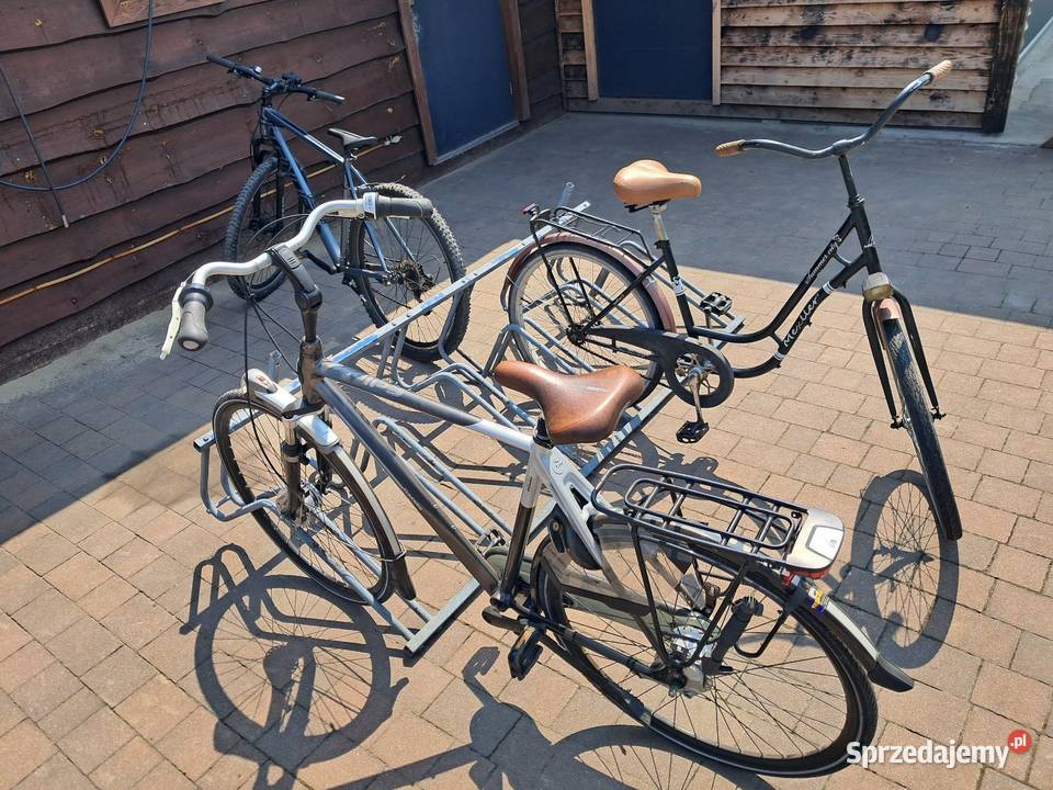 Stojak rowerowy 9 miejsc masywny Zalesie Górne