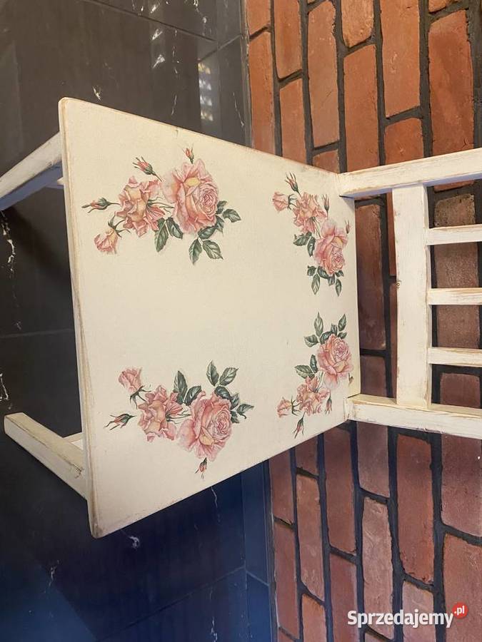 stare krzesło renowacji decoupage Stoły, krzesła, biurka