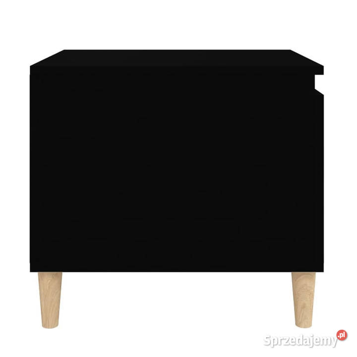 Stolik kawowy czarny 100x50x45 materiał Warszawa