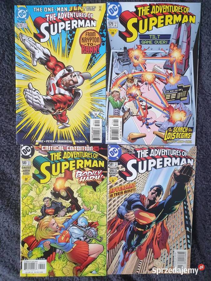 The Adventures Of Superman kolekcja 30 komiksów Amerykańskie Gdynia