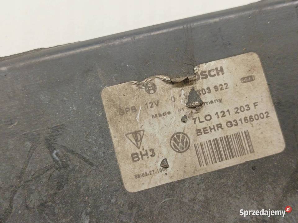 WENTYLATOR CHŁODNICY 30 TDI 7L 7L0121207D VW