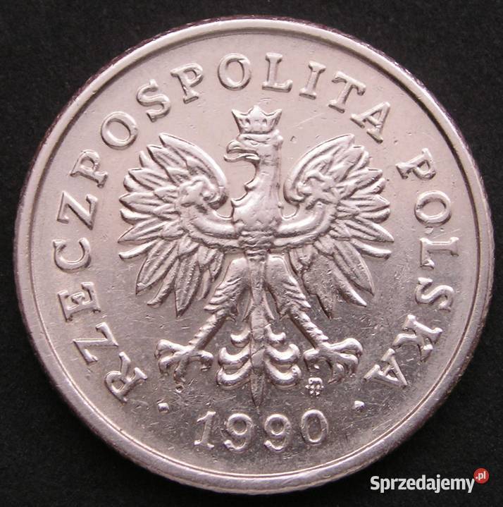 Polska 50 groszy 1990 Łódź