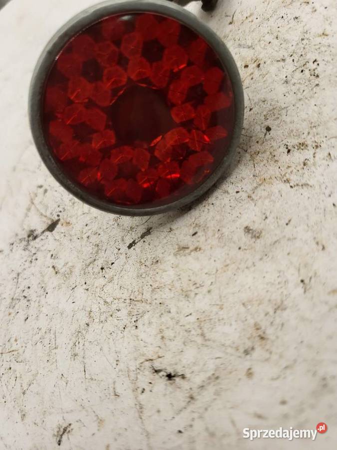 SZKLANA LAMPKA TYŁ ROWEROWA MOTOROWEROWA